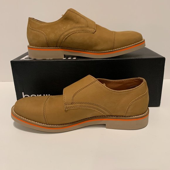 Bar III Shoes Bar Iii Mens Baxter Monk Fabric Buckle Dress Oxfords